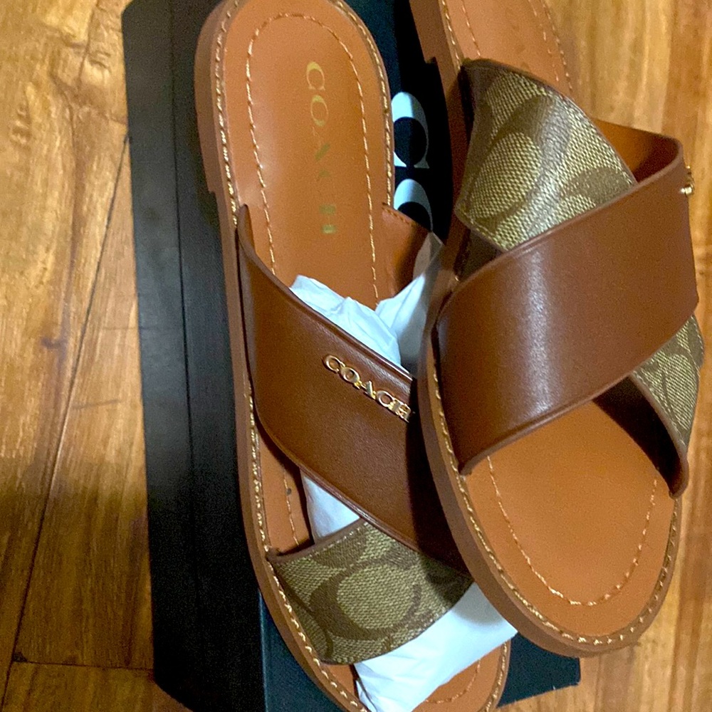 Brand NEW COACH SANDALS